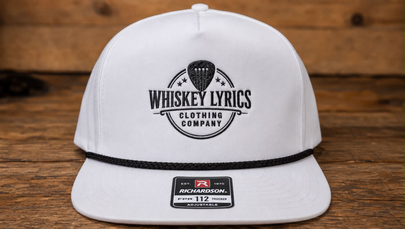 Logo Rope Trucker - White